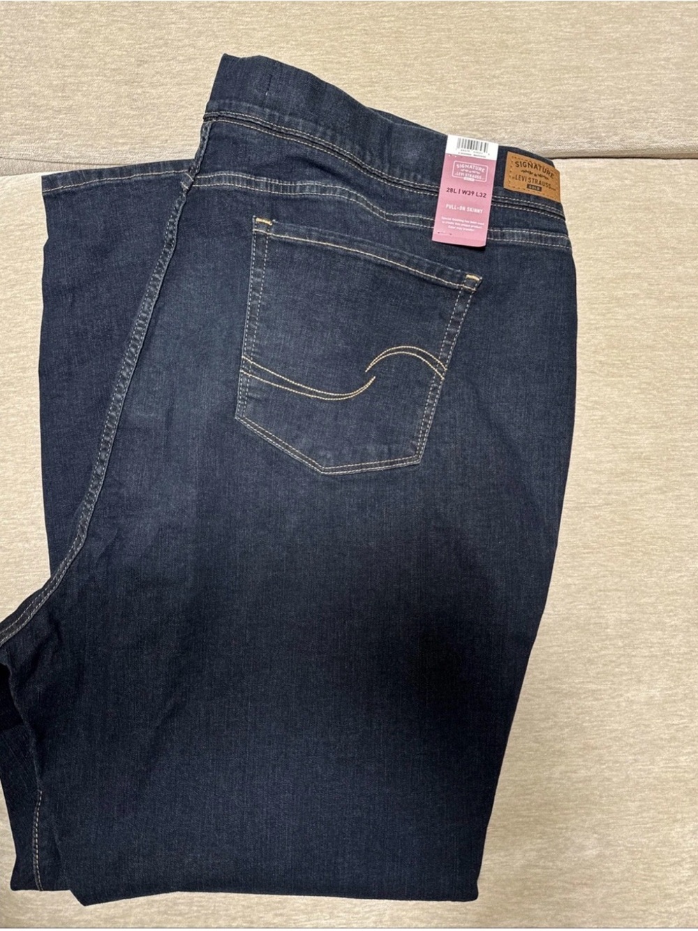 Levi’s Women’s Pull On Skinny Stretch Jeans Plus Size 28 New